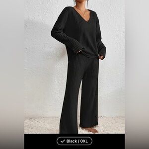 Elegant Black Garment set
